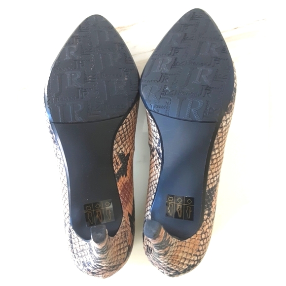 J. RENEE Frenzy Snakeskin Pumps Sz 8.5M - Picture 10 of 11